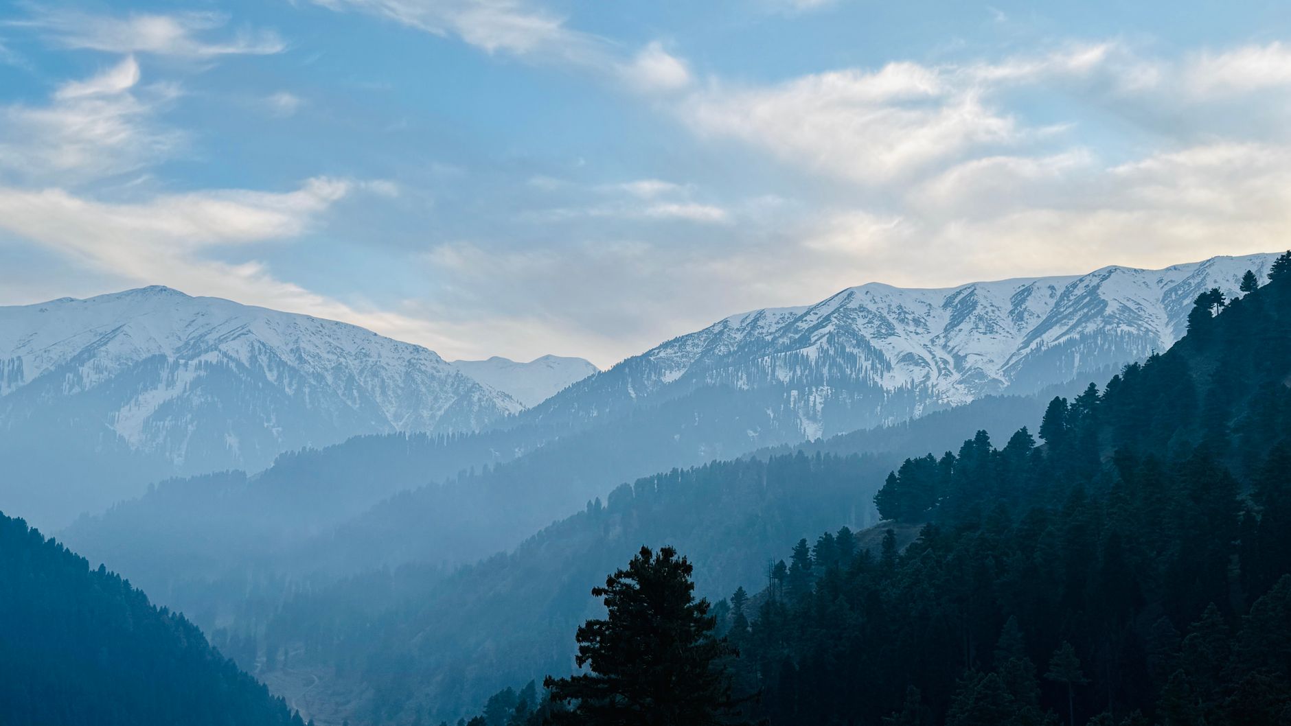 Kashmir mountain landscape